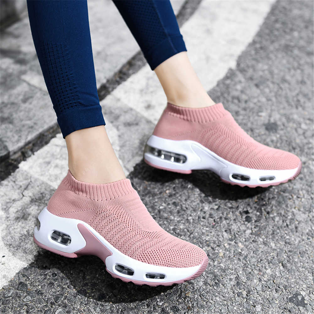 Running Shoes Women - 빅 사이즈 38 여성 힐 부츠