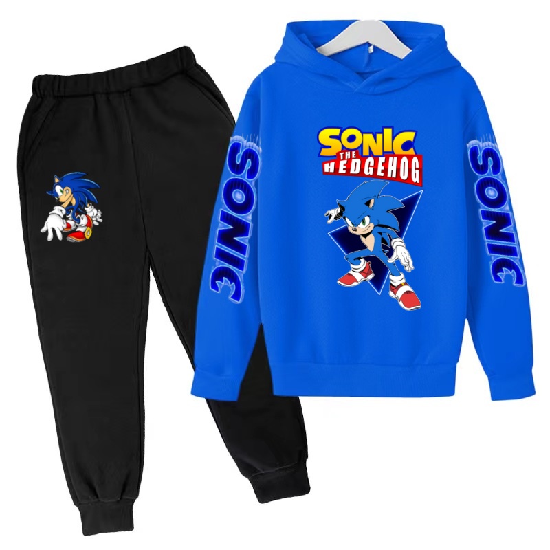 Running Gear Kids - 키즈 초음속 의류 조깅 블루 스웨트