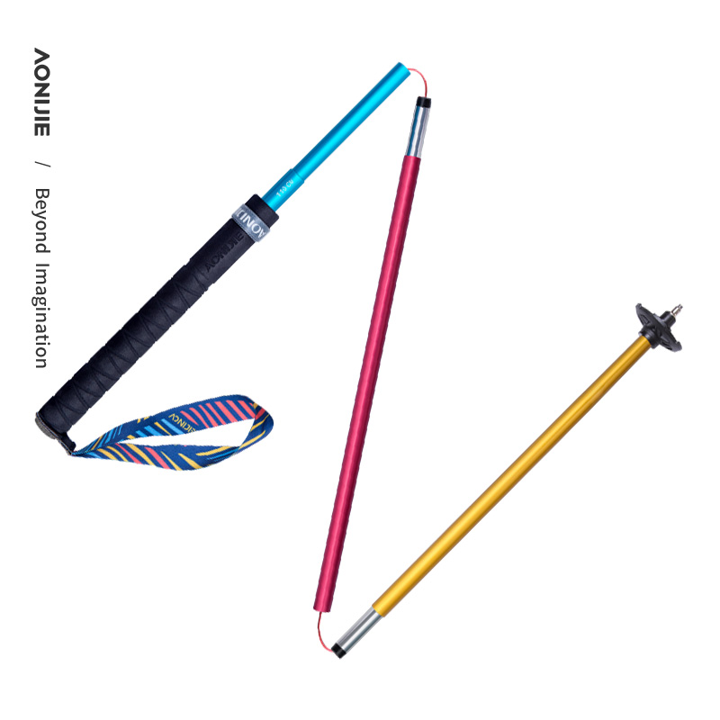 Trekking Pole Carbon - 2pcs AONIJIE 새로운 접이식 야외 퀵