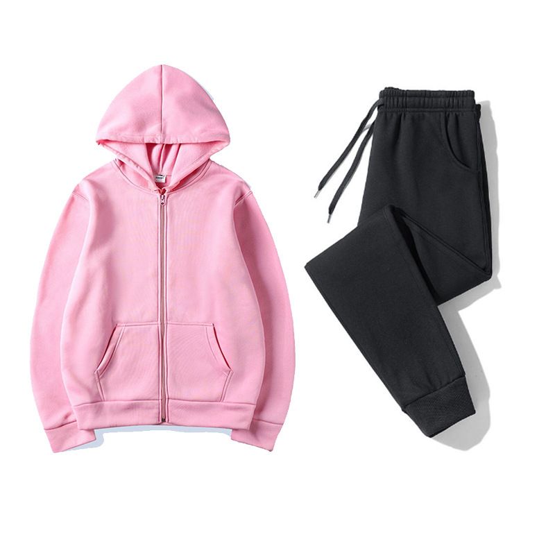 Joggers Pants - 남성 하프 집업 후드티와 조거 팬츠