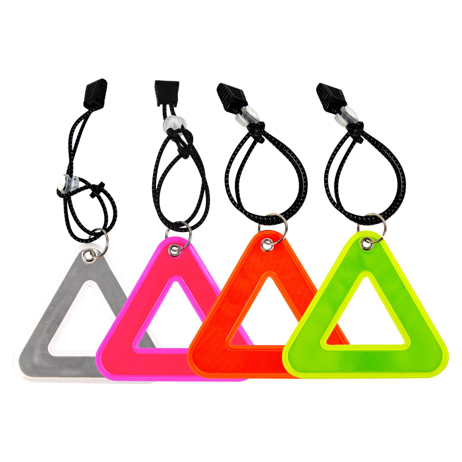 Running Visibility Gear - 반사 펜던트 높은 가시성 삼각형 안전