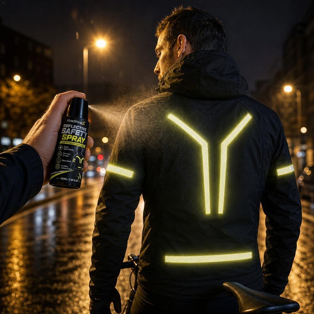 Running Visibility Gear - 야간 반사 안전 스프레이 고가시성 코팅