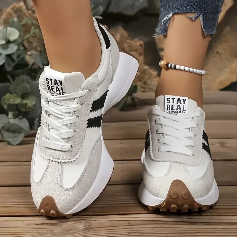 디자이너 스니커즈 여성 스포츠 신발 스니커즈 두꺼운 밑 - Running Shoes Women 리뷰 및 가격
