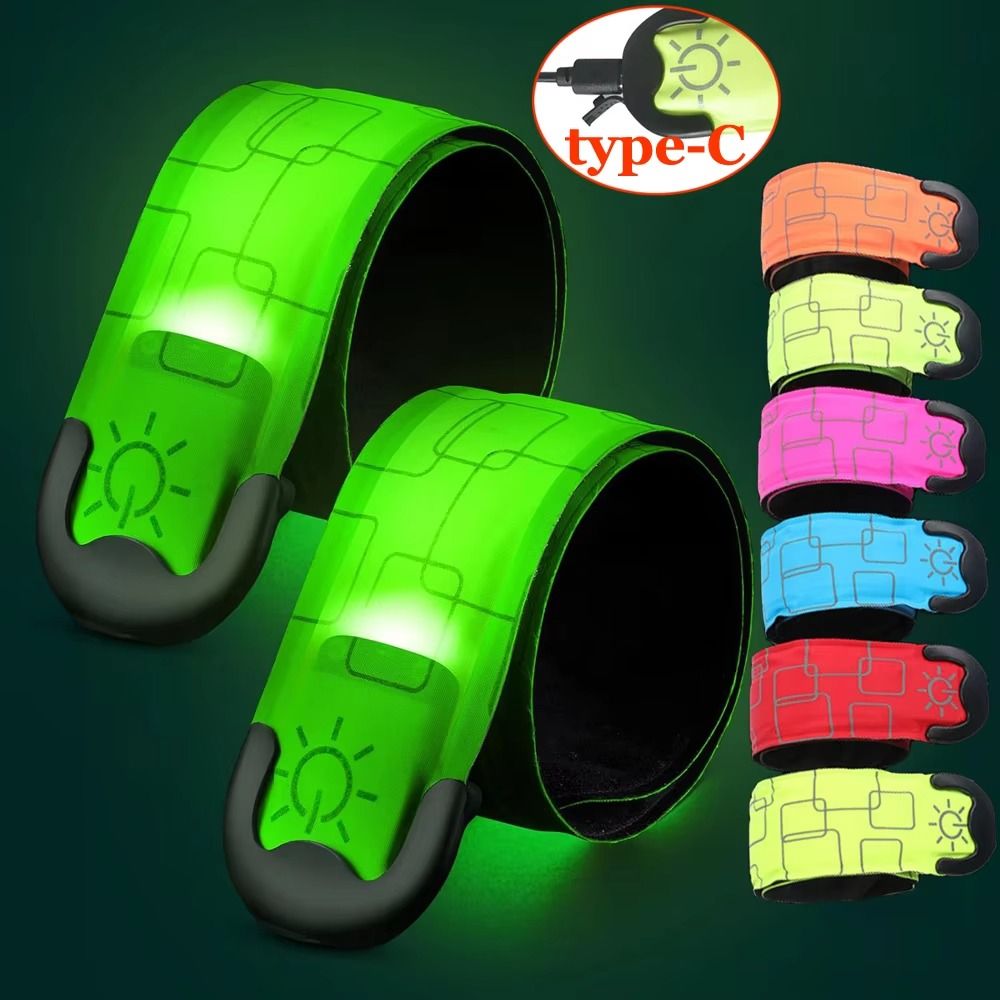 배터리 방식의 야간 러닝 암밴드, 5가지 색상, USB - Running Visibility Gear 리뷰 및 가격