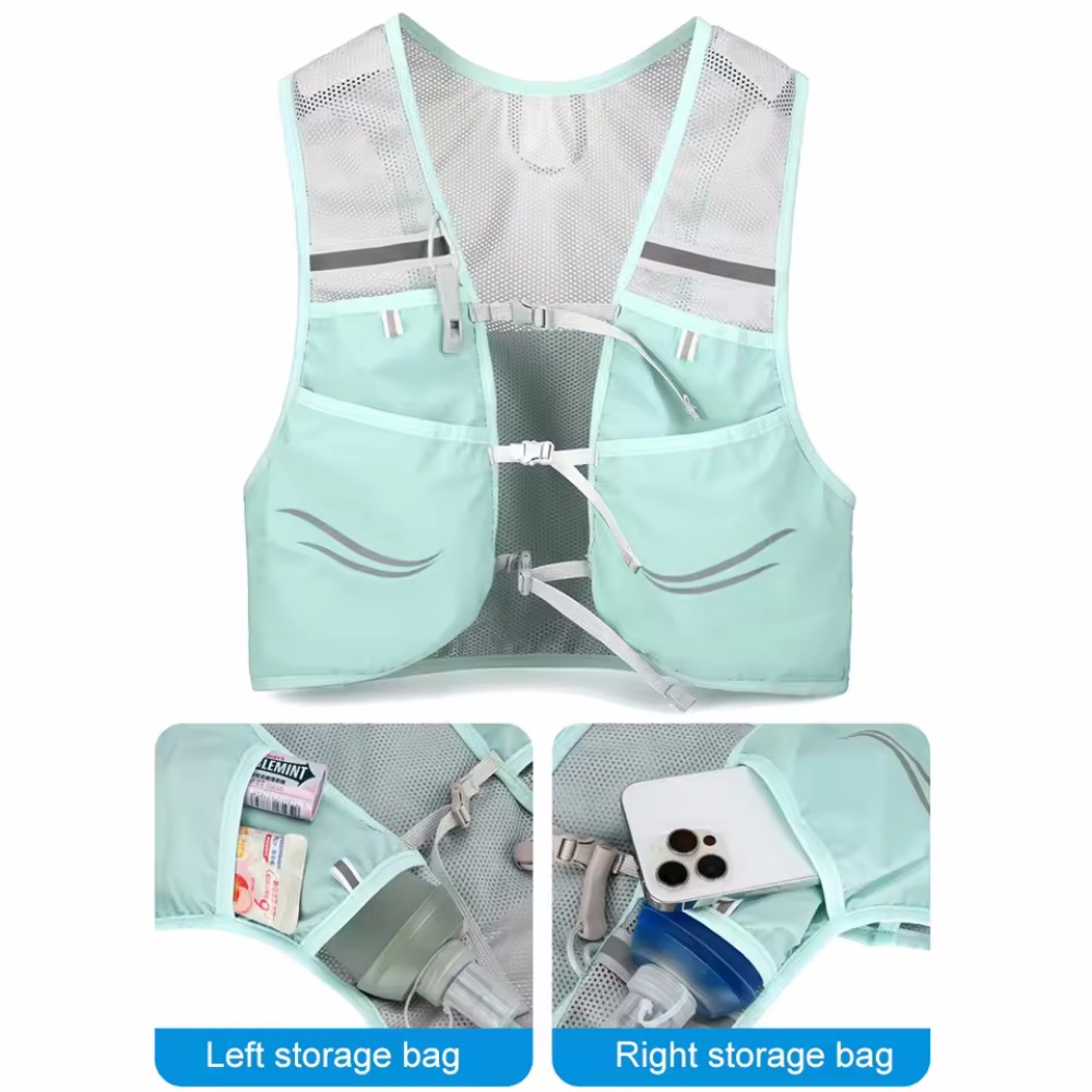 반사 러닝 조끼 수화 러닝 가슴 가방 초경량 사이클링  - Hydration Vest 리뷰 및 가격