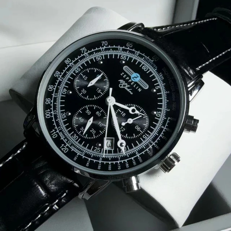 패션 럭셔리 남성용 시계 Zeppelin Three E - Running Watch 리뷰 및 가격