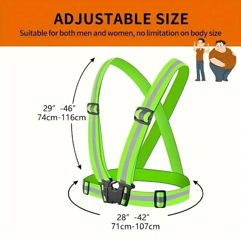 반사 조끼 러닝 기어, 야간 사이클링, 하이킹, 조깅, - Running Visibility Gear 리뷰 및 가격