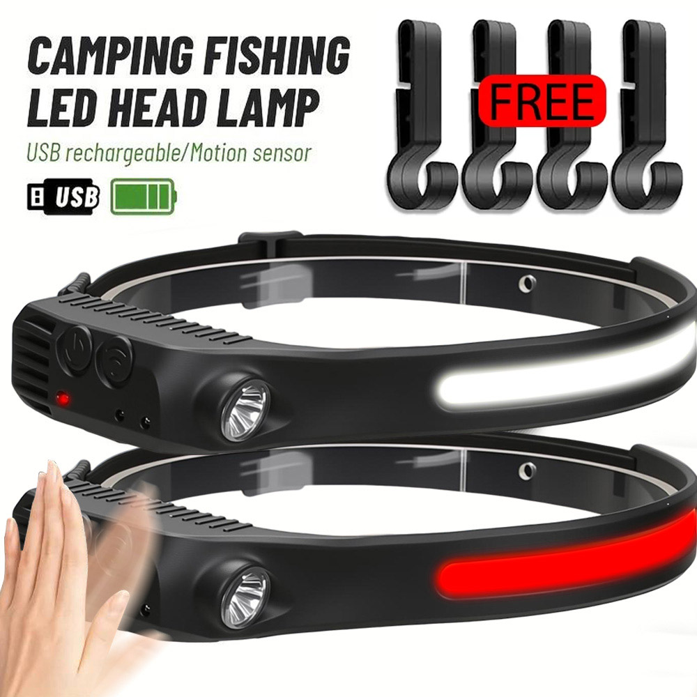 COB 센서 산업용 LED 헤드램프 충전식 헤드 손전등 - Running Headlamp 리뷰 및 가격