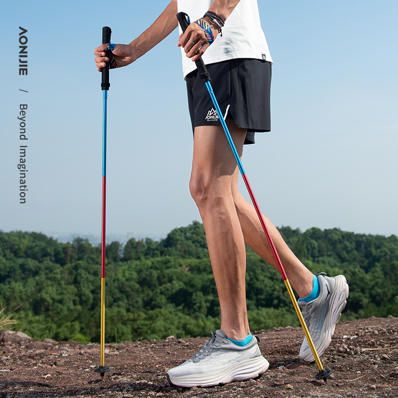 2pcs AONIJIE 접이식 야외 퀵 락 하이킹 폴( - Trekking Pole Carbon 리뷰 및 가격