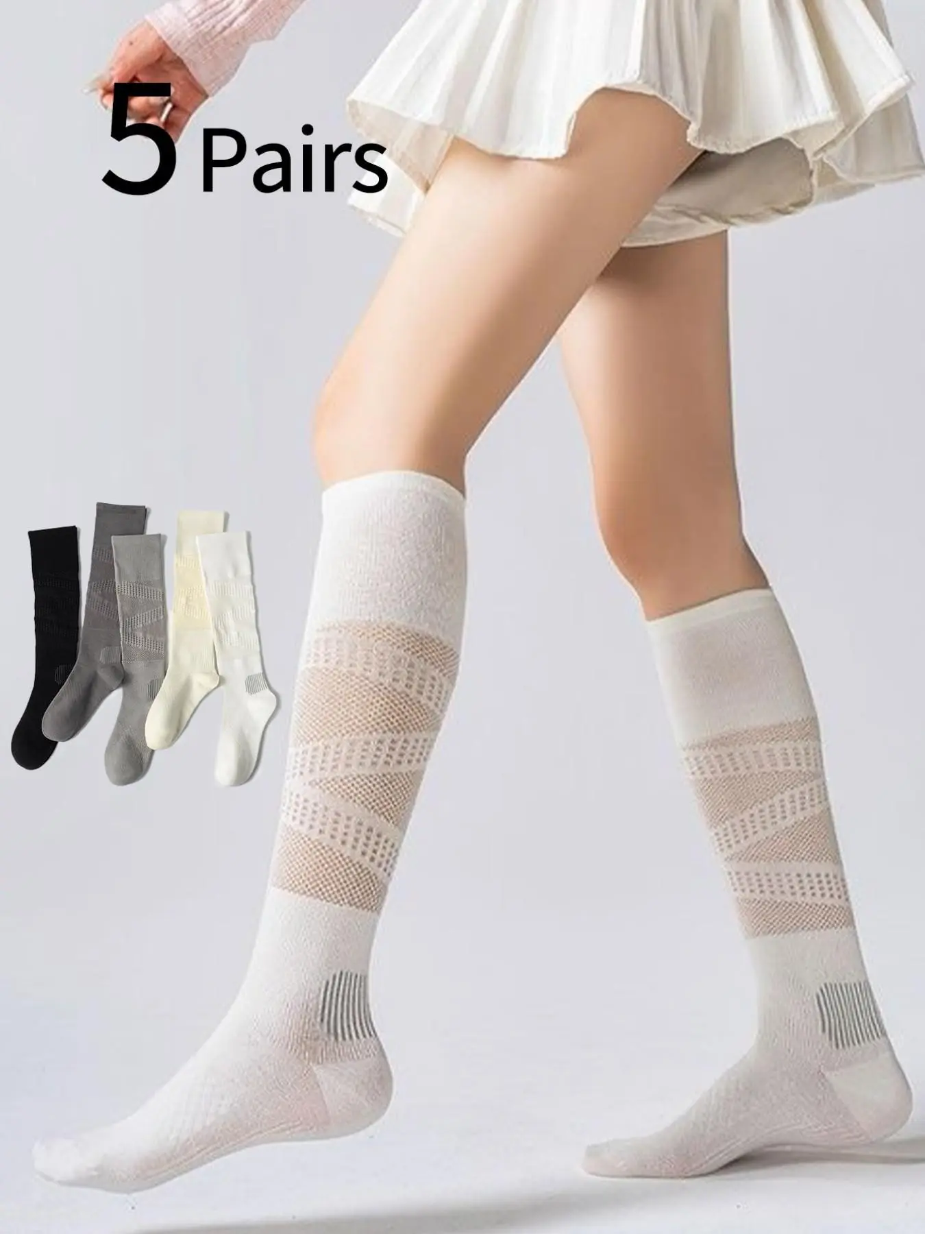 5쌍 여성용 스포츠 양말, 운동용 양말, 운동용 양말, - Sports Socks 리뷰 및 가격