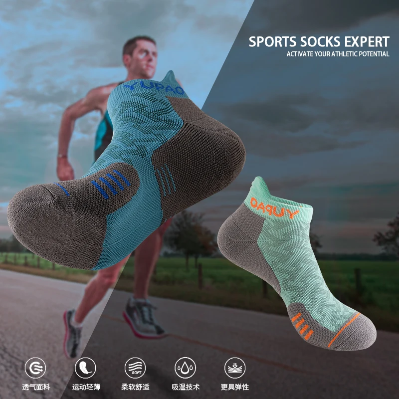 3 쌍 새로운 남성 전문 스포츠 짧은 양말 두꺼운 수건 - Sports Socks 리뷰 및 가격