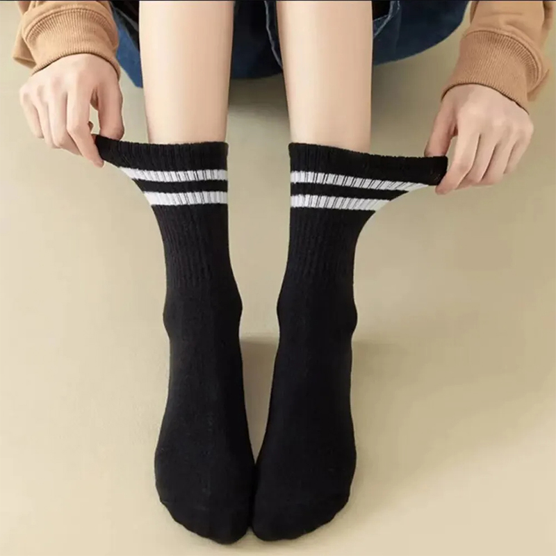 3/6 쌍 여성 스포츠 솔리드 양말 부드럽고 편안한 통 - Sports Socks 리뷰 및 가격