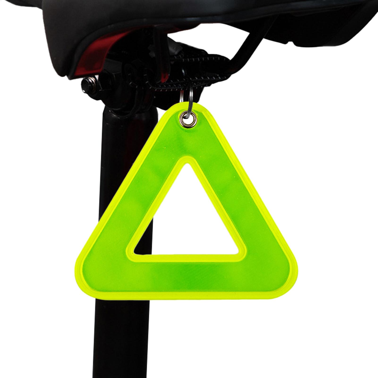 반사 펜던트 높은 가시성 삼각형 안전 자전거 장비 야간 - Running Visibility Gear 리뷰 및 가격