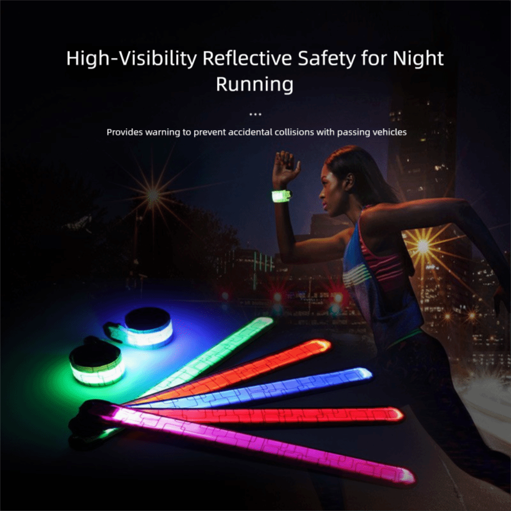 배터리 스타일 야간 달리기 완장 5 색 높은 가시성 L - Running Visibility Gear 리뷰 및 가격