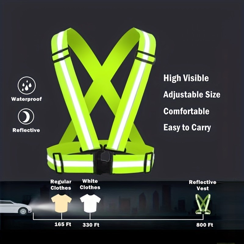 고시인성 반사 안전 조끼 재킷 야간 러닝 스포츠 고산  - Running Visibility Gear 리뷰 및 가격