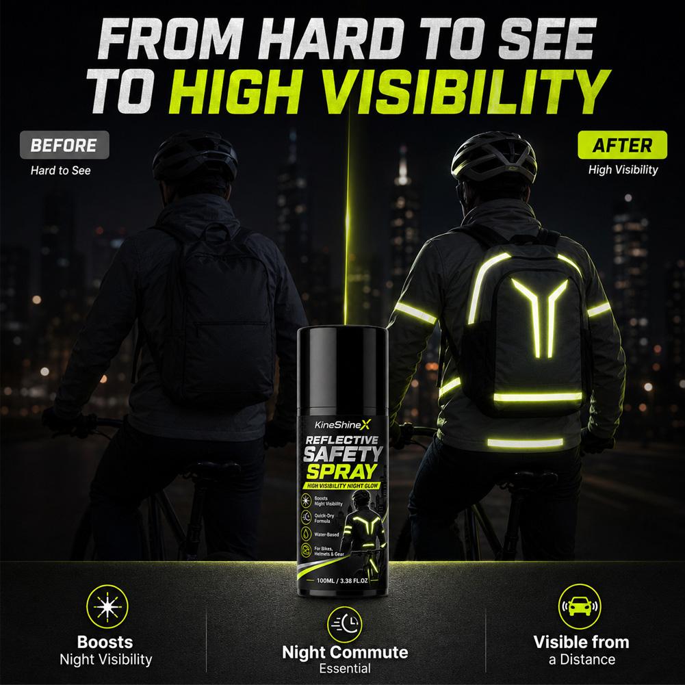 야간 반사 안전 스프레이 고가시성 코팅 페인트 - 자전 - Running Visibility Gear 리뷰 및 가격
